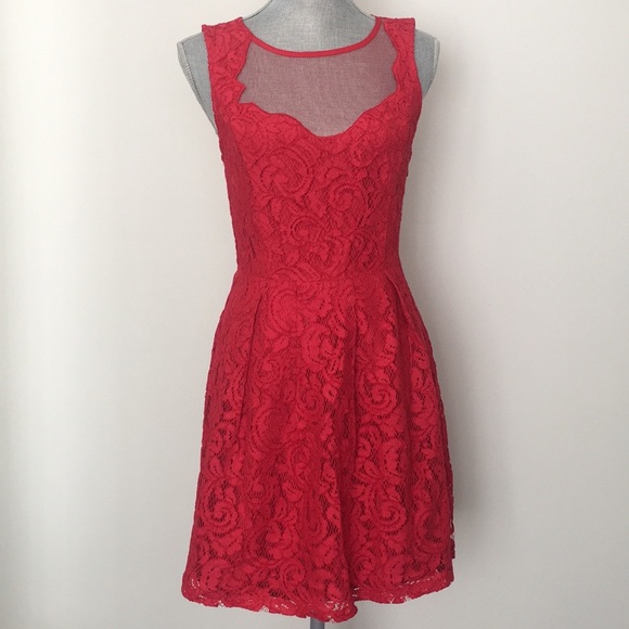 Urban Outfitters Pins and Needles Lace Sleeveless Fit & Flare Dress, size 6 ❤️ - Picture 16 of 16
